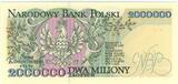 POLAND / POLEN 2.000.000 zlotych 1993 UNC