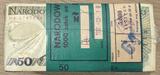 POLAND / POLEN 50 zlotych 1988 10 bank packages in original shrink-wrap. HR series. UNC/UNC-