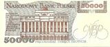POLAND: 50 000 zlotych 1989. Series AC. UNC