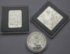 POLAND / POLEN Set 3 silver coins 2003-2004 Jacek Malczewski, Jan Pawel II, Smigus Dyngus. PP