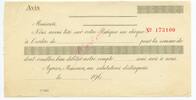 POLAND / FRANCE 196. National Bank of Poland - SAMPLE check in French No. 173100 WZOR / SPECIMEN UNC-