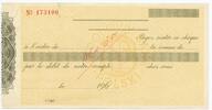 POLAND / FRANCE 196... Check in French, numbering 173100, WZOR / SECIMEN UNC-