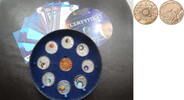 POLAND / POLEN SILVER MEDAL SILVER MEDAL POLAND Systema Solare, set 9 pcs silver coins 2009. Grade UNC.