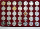 POLAND / POLEN 10 zlotych Set 35 x 10 zlotych. Ag 925 Proof -