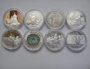 POLAND / POLEN 20 zlotyh Set 8 x 20 zlotych. Ag 925. Proof -