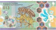 POLAND / POLEN test note POLIMER 2013 HONEY BEE. Test note Polish PWPW UNC 55,00 EUR  zzgl. 7,00 EUR Versand