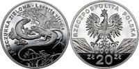 POLAND / POLEN 20 zlotych 2009 Jaszczurka Zielona - Lacerda Viridis PP 49,00 EUR  zzgl. 7,00 EUR Versand