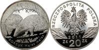 POLAND / POLEN 20 zlotych 2011 Borsuk PP 49,00 EUR  zzgl. 7,00 EUR Versand