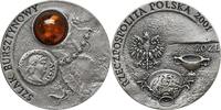 POLAND / POLEN 20 zlotych 2001 The Amber Road, Amber coin UNC