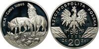 POLAND / POLEN 20 zlotych 1999 Wilk, Canis Lupus PP 285,00 EUR  zzgl. 10,00 EUR Versand