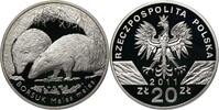 POLAND / POLEN 20 zlotych 2011 Borsuk, Meles meles PP 110,00 EUR  zzgl. 10,00 EUR Versand