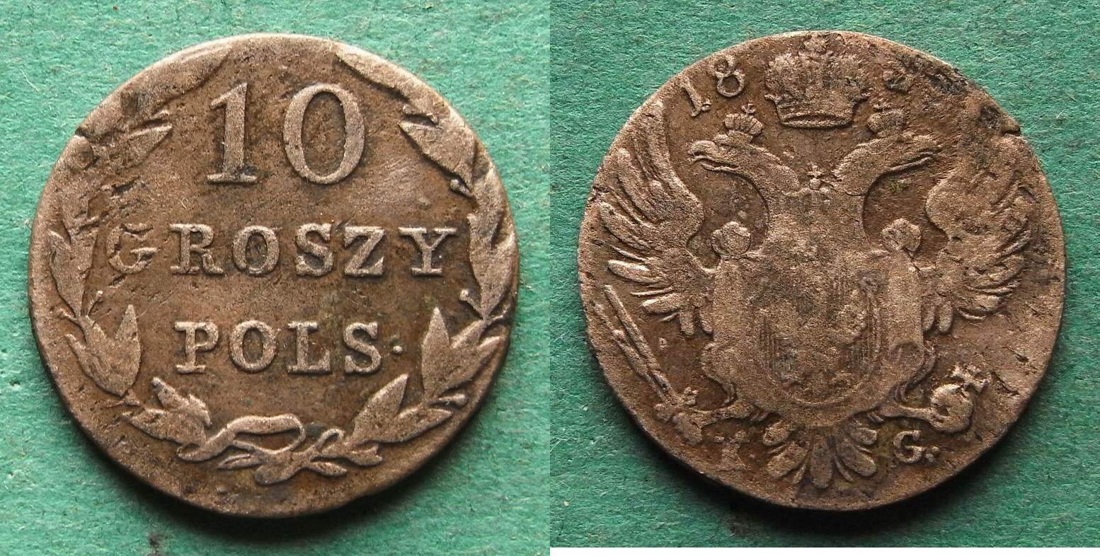 Polen 10 Grosze 1830 oder 1831 KG Nikolaus I. 18251855 gutes schön