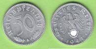 Drittes Reich 50 Reichspfennig toll erhalten -