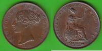 Großbritannien 1/2 Penny Victoria 1837-1901, hübsch -