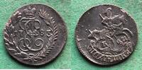Russland Poluschka Katharina II. 1762-1796, hübsch, selten, Bitkin R1 -