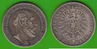 Mecklenburg-Schwerin 2 Mark Friedrich Franz II. 1842-1883 -