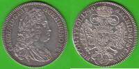 Habsburg RDR 1/4 Taler Karl VI. 1711-1740, Hall, sehr hübsch -