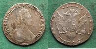 Russland 15 Kopeken Katharina II. 1762-1796, selten -