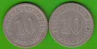 Kaiserreich 10 Pfennig 2 Münzen, seltener -