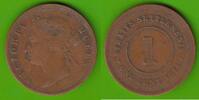 Straits Settlements 1 Cent Victoria 1837-1901 -