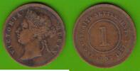 Straits Settlements 1 Cent Victoria 1837-1901 -