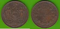 Britisch Nordborneo 1 Cent Victoria 1837-1901, der erste Jahrgang -