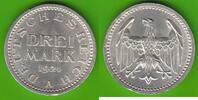 Weimarer Republik 3 Mark toll erhalten -