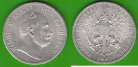 Preußen Doppeltaler Wilhelm I. 1861-1888, sehr hübsch -