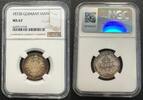 1 Mark 1873 B Kaiserreich Traumstück, extrem selten in dieser Qualität, TOP POP 1/0 NGC MS 67