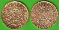 Bremen 10 Mark GOLD, sehr hübsch, selten -