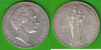 Bayern Doppelgulden Maximilian II. Joseph 1848-1864., Mariensäule, hübsch -
