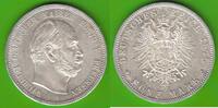 Preußen 5 Mark Wilhelm I. 1861-1888, sehr hübsch -