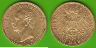 Sachsen-Weimar-Eisenach 20 Mark GOLD, Carl Alexander 1853-1901, hübsch, selten -
