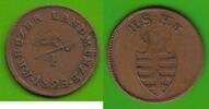 Sachsen-Hildburghausen 1/4 Kreuzer Friedrich 1780-1826, Typ Wappen, sehr selten -