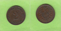 Kaiserreich 2 Pfennig hübsch