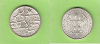 Weimarer Republik 3 Reichsmark Uni Marburg, Prachtexemplar