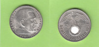 Drittes Reich 5 Reichsmark Hindenburg, toll erhalten