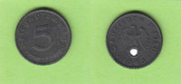 Drittes Reich 5 Reichspfennig toll erhalten