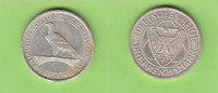 Weimarer Republik 3 Reichsmark Rheinlandräumung, hübsch