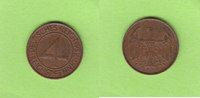 Weimarer Republik 4 Reichspfennig Brüning-Taler