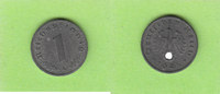 Drittes Reich 1 Reichspfennig toll erhalten, selten in guter Qualität