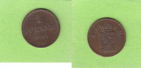 Sachsen 1 Pfennig seltener Jahrgang