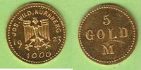 Nürnberg 5 Goldmark GOLD, Josef Wild, selten