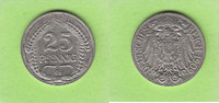 Kaiserreich 25 Pfennig seltener