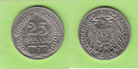 Kaiserreich 25 Pfennig hübsch
