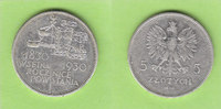 Polen 5 Zlotych Revolution 1830, selten, hübsch