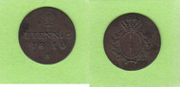 Preußen 1 Pfennig hübsch