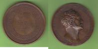 Russland Bronzemedaille Besuch der Münze Sankt Petersburg durch den Zaren, Stempelkopplung !!! -
