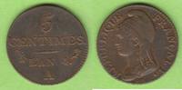 Frankreich 5 Centimes hübsch -
