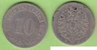 Kaiserreich 10 Pfennig seltener Jahrgang -